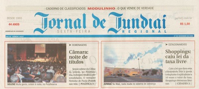 Jornal de Jundiaí - 27/11/2009