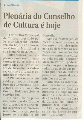 Jornal de Jundiaí - 30/11/2009