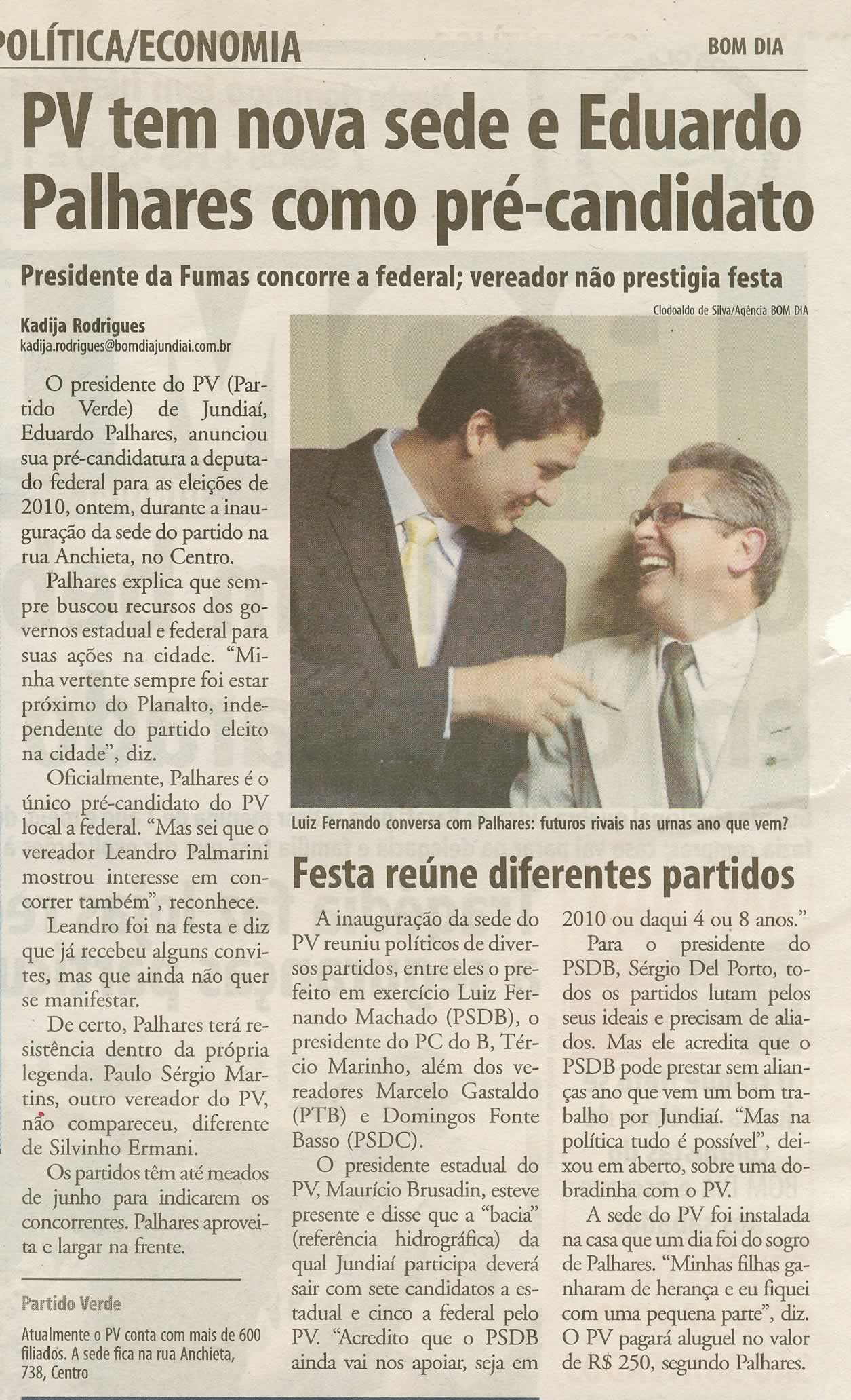 Bom Dia Jundiaí - 04/12/2009