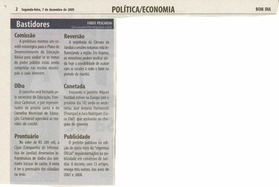 Bom Dia Jundiaí - 07/12/2009