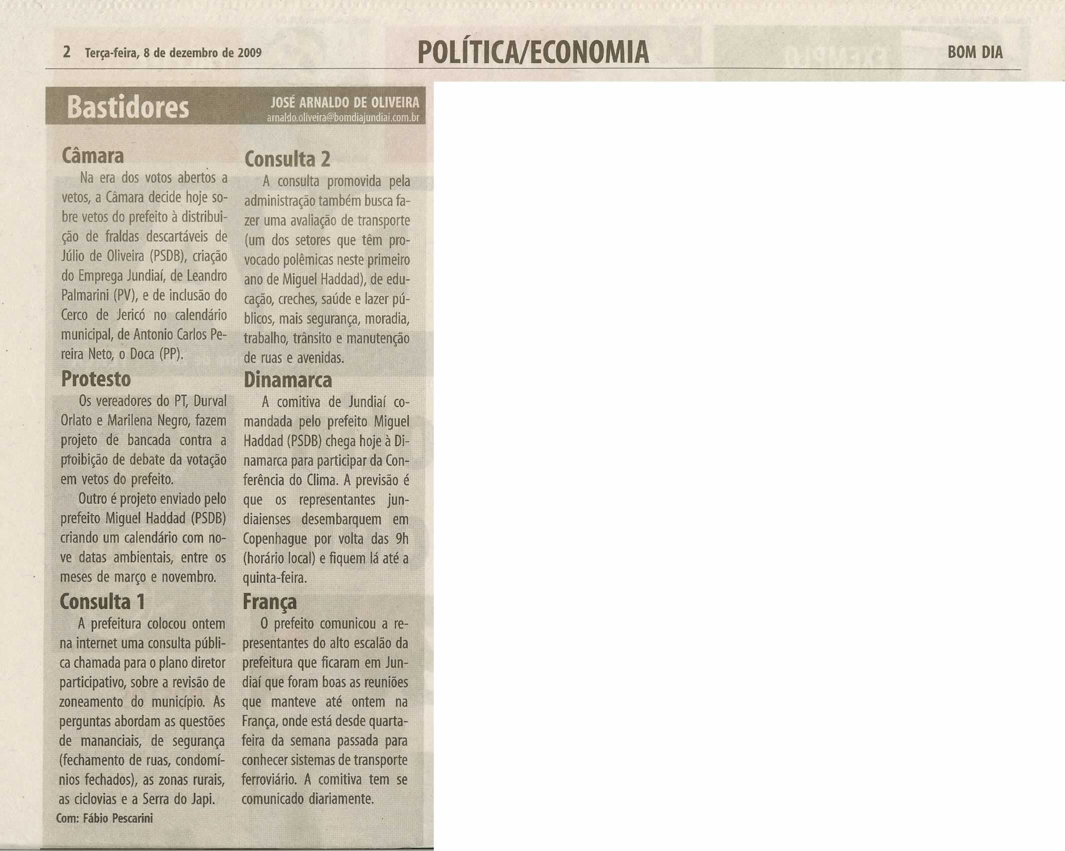 Bom Dia Jundiaí - 08/12/2009