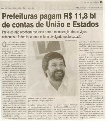 Jornal da Cidade - 27/12/2009