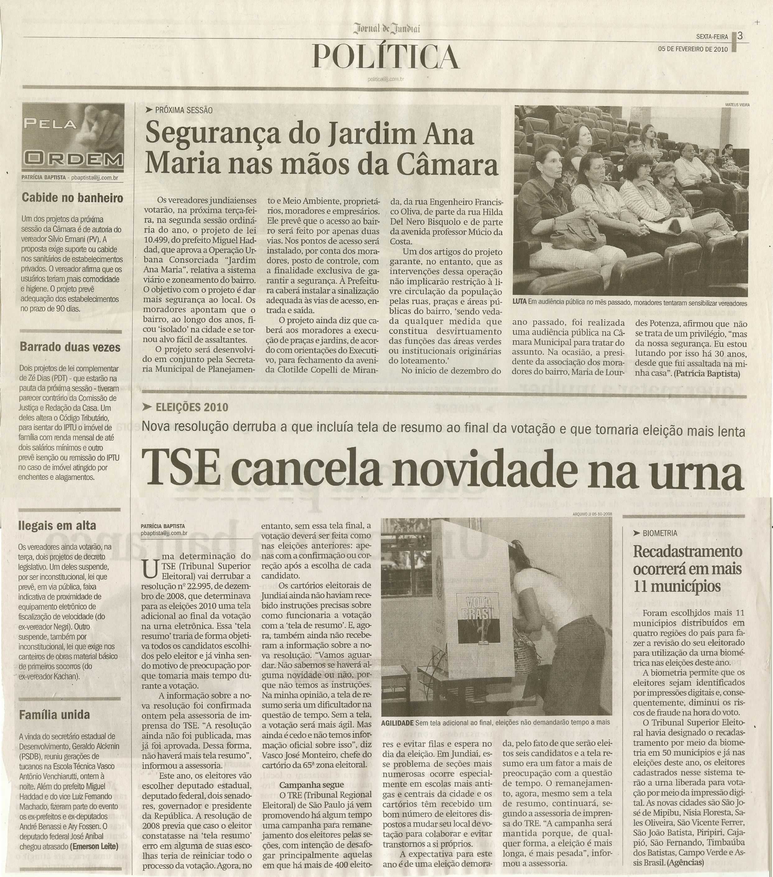 Jornal de Jundiaí - 05/02/2010