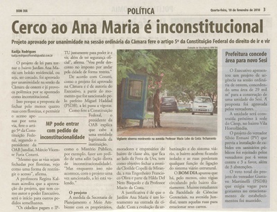 Bom Dia Jundiaí - 10/02/2010