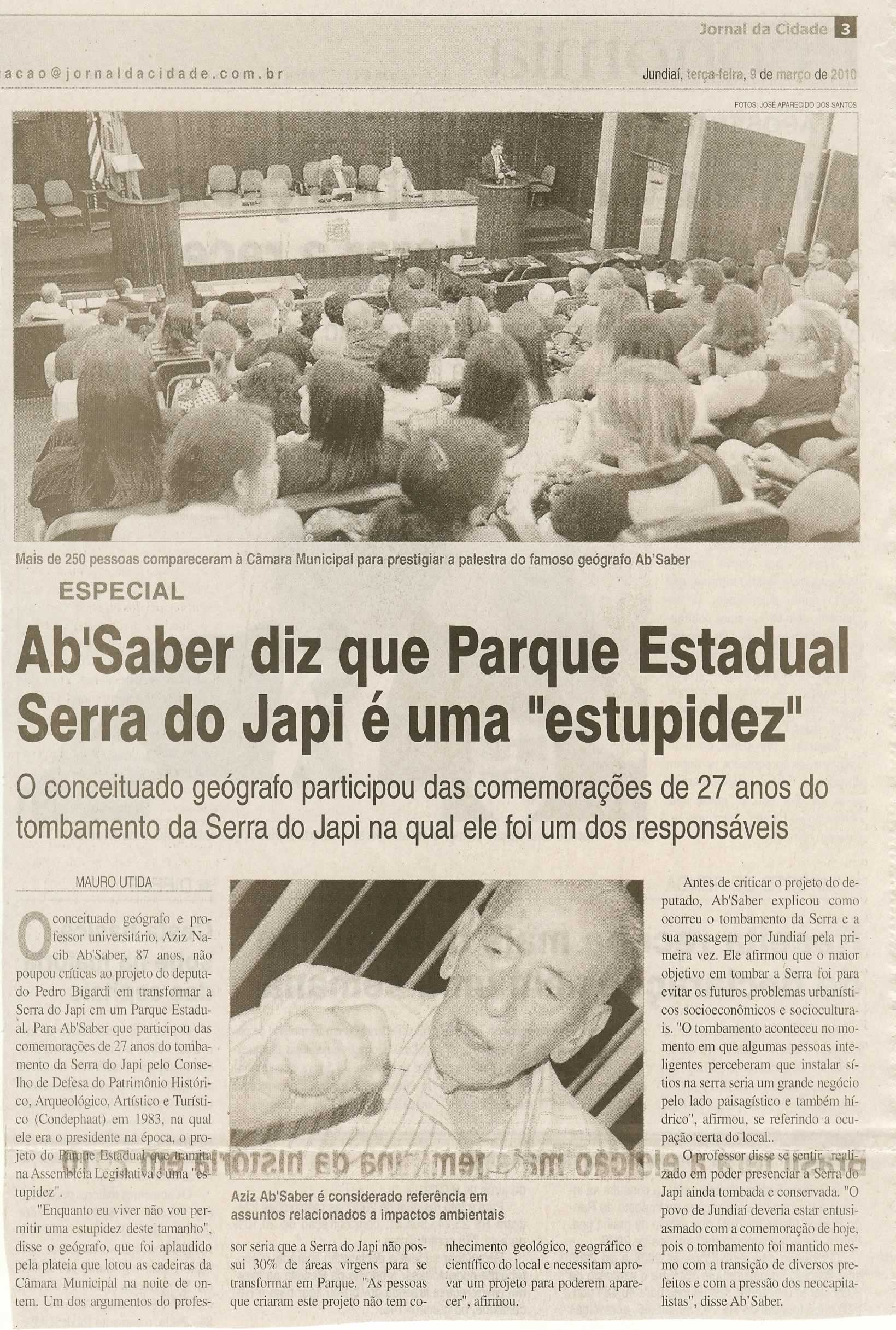 Jornal da Cidade - 09/03/2010