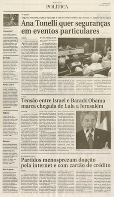 Jornal de Jundiaí - 15/03/2010