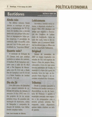 Bom Dia Jundiaí - 14/03/2010