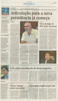 Jornal de Jundiaí - 13/03/2010