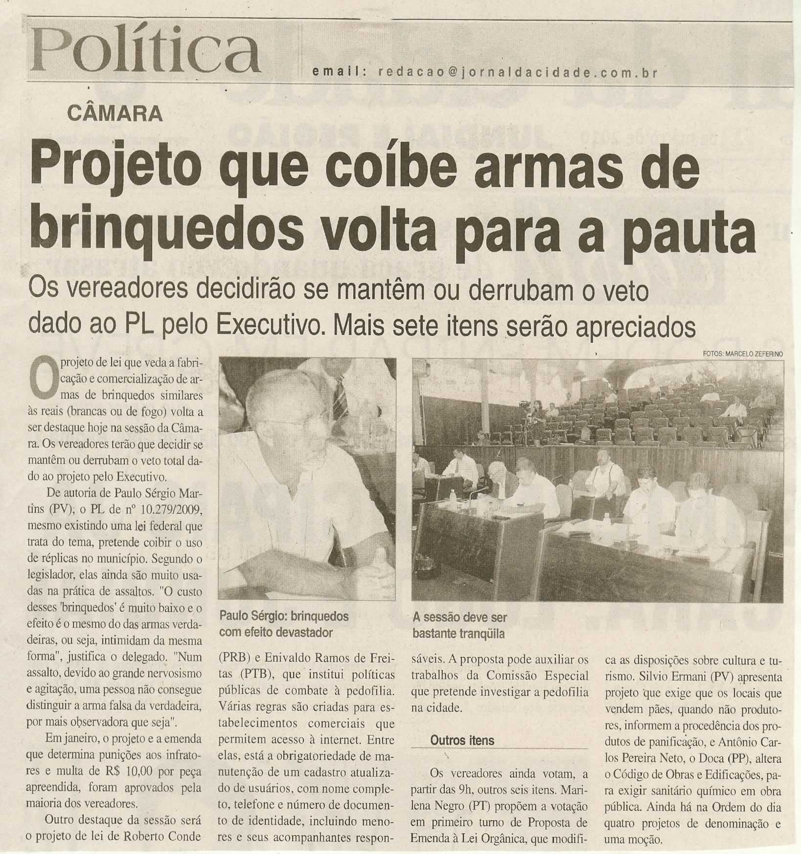 Jornal da Cidade - 23/03/2010