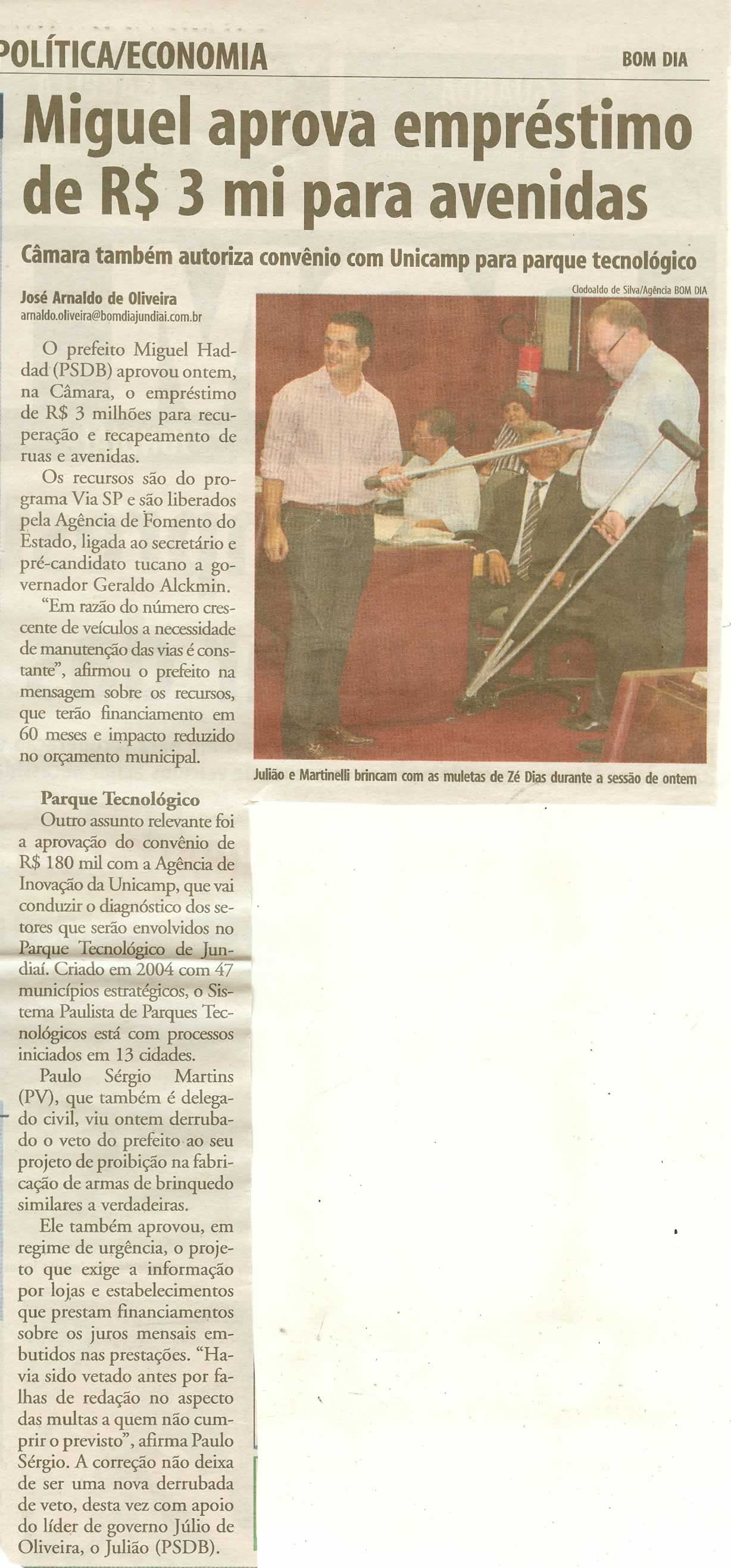 Bom Dia Jundiaí - 24/03/2010