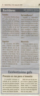 Bom Dia Jundiaí - 24/03/2010