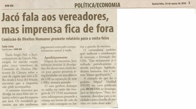 Bom Dia Jundiaí - 24/03/2010