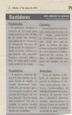 Bom Dia Jundiaí - 27/03/2010