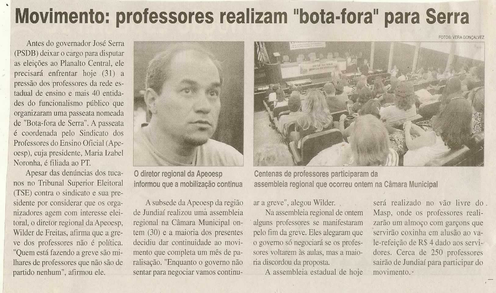 Jornal da Cidade - 31/03/2010