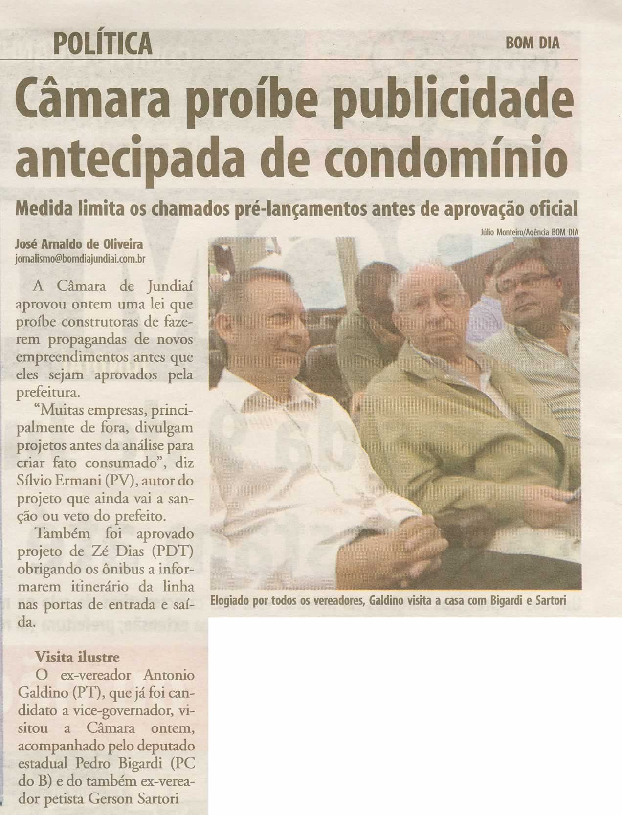 Bom Dia Jundiaí - 07/04/2010