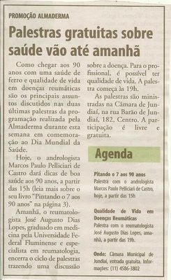 Bom Dia Jundiaí - 07/04/2010