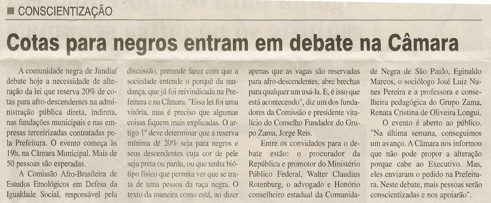 Jornal da Cidade - 29/04/2010