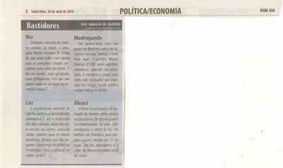 Bom Dia Jundiaí - 30/04/2010