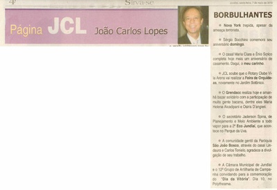 Jornal da Cidade - 07/05/2010