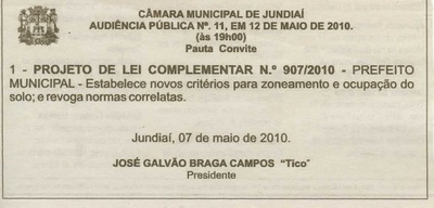 Bom Dia Jundiaí - 08/05/2010