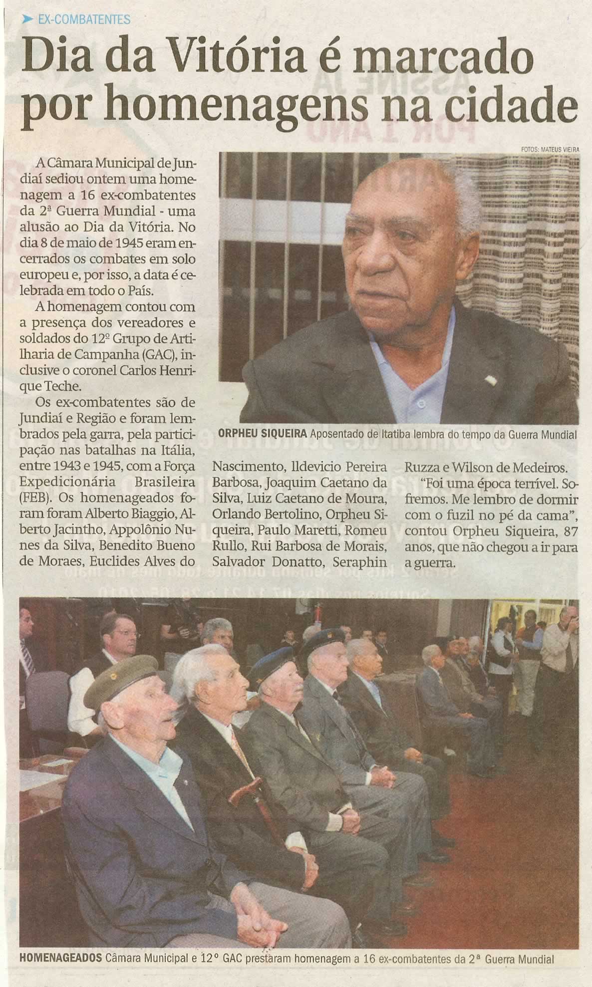 Jornal de Jundiaí - 11/05/2010