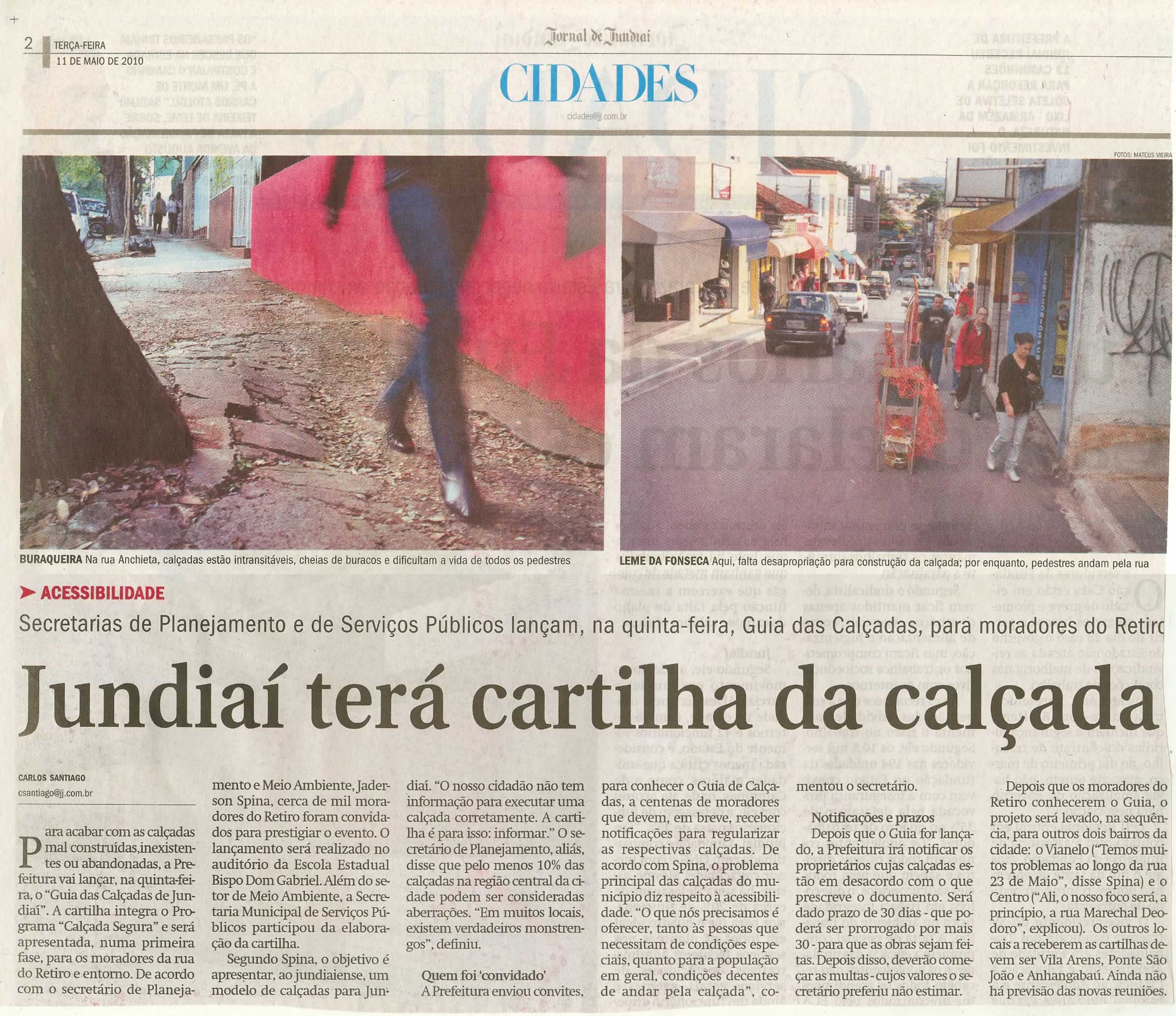 Jornal de Jundiaí - 11/05/2010