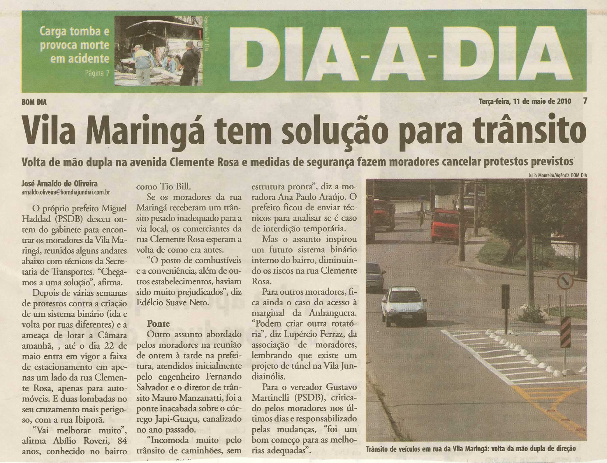 Bom Dia Jundiaí - 11/05/2010