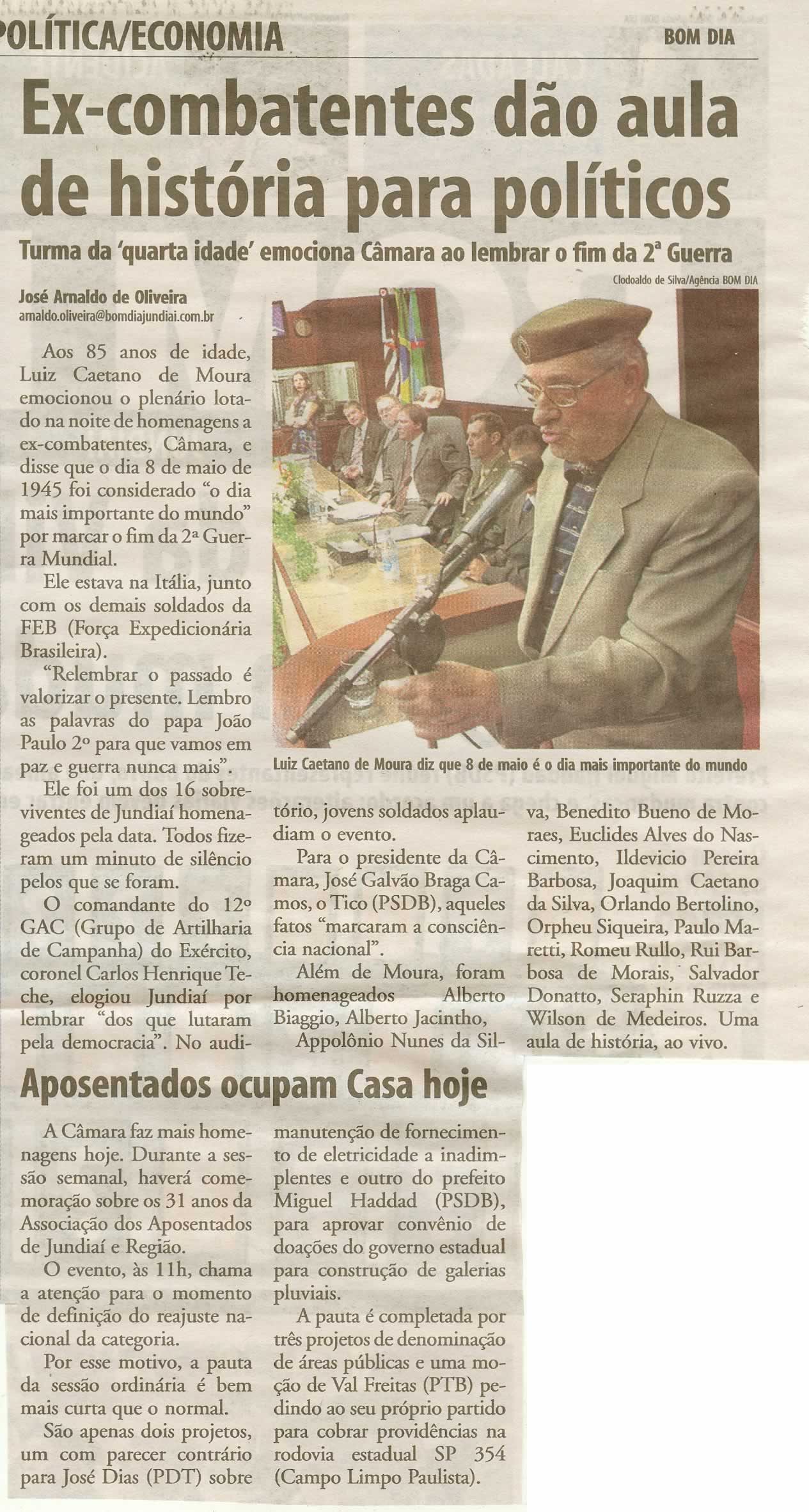 Bom Dia Jundiaí - 11/05/2010