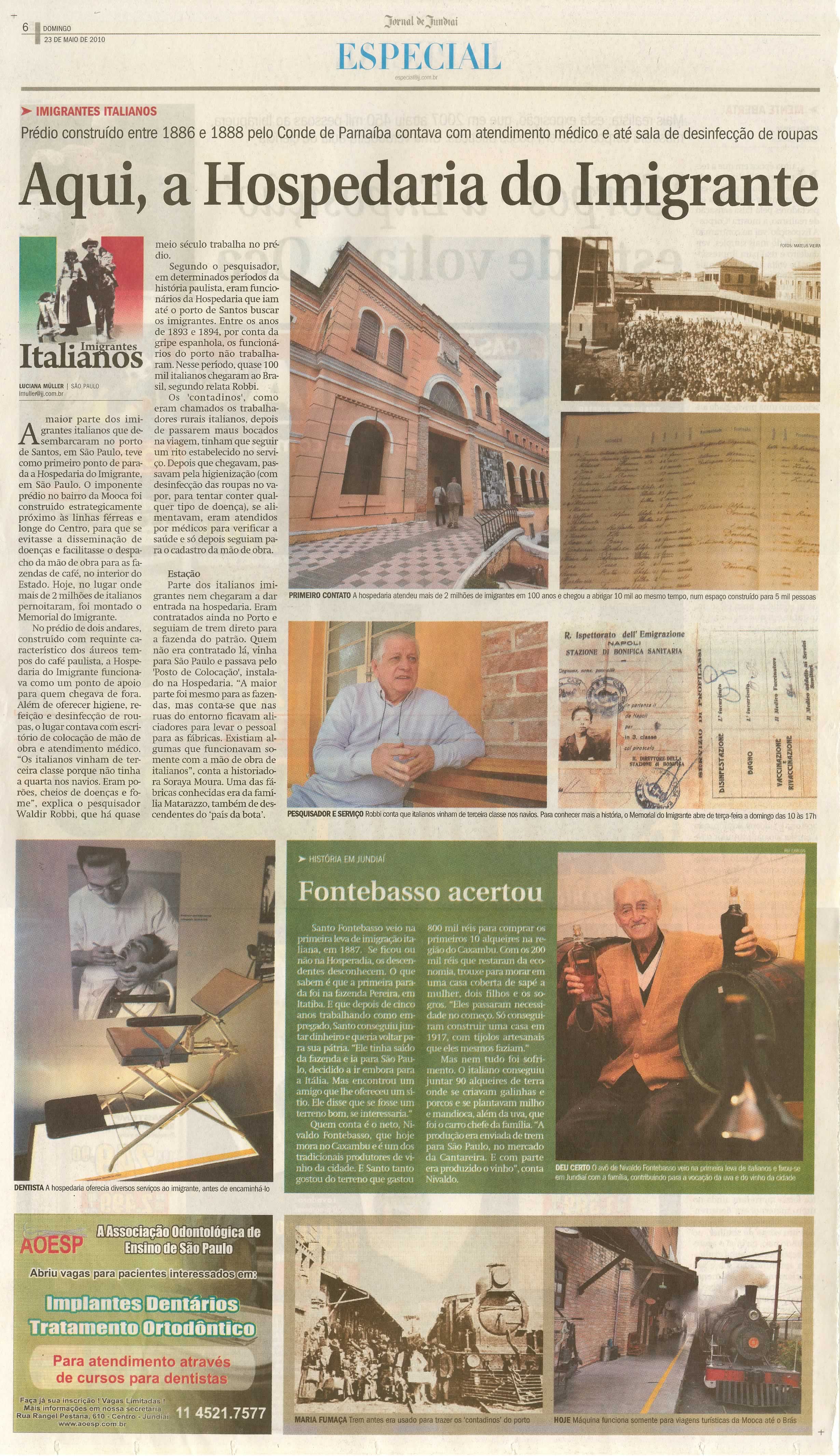 Jornal de Jundiaí - 23/05/2010