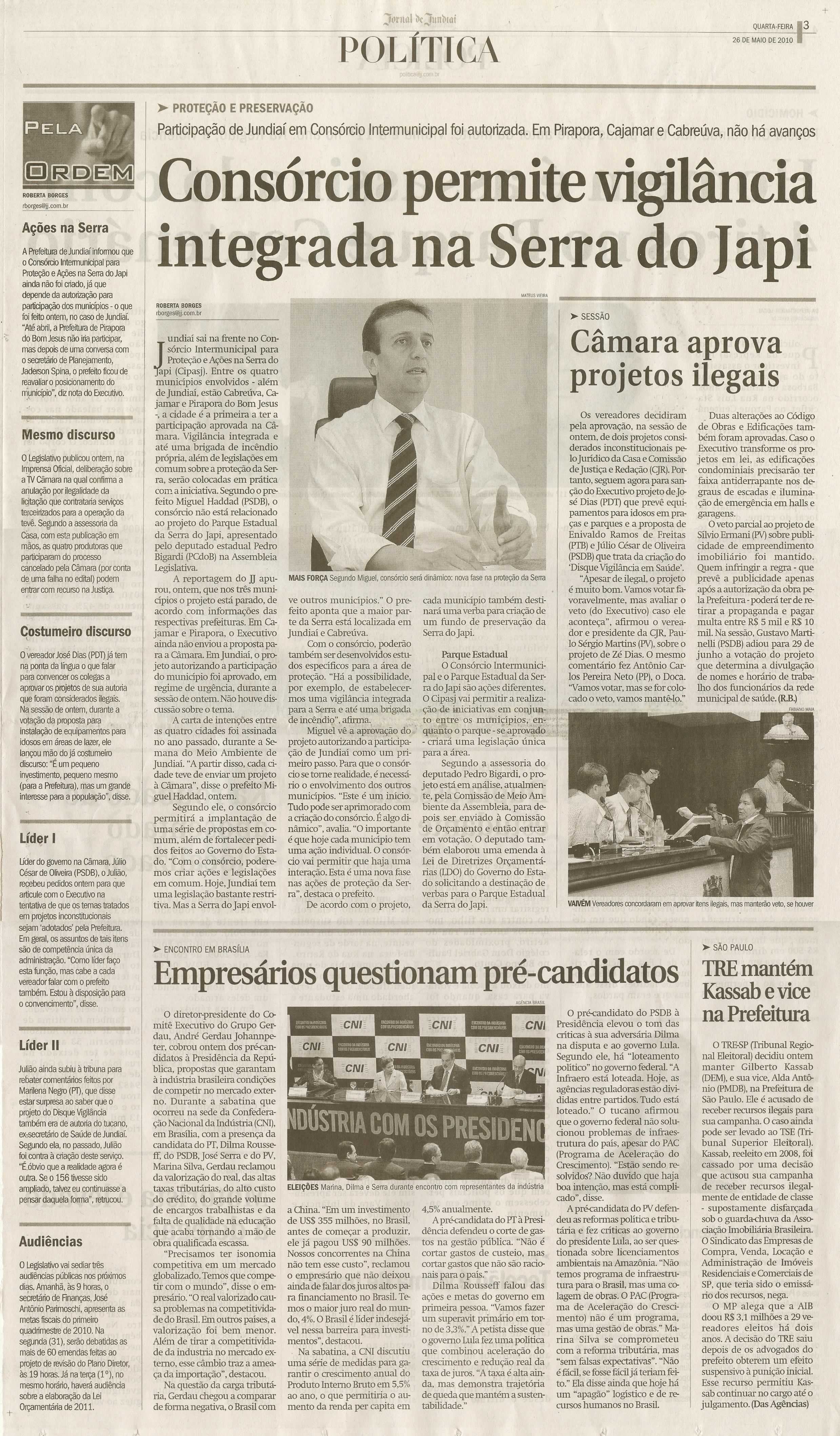 Jornal de Jundiaí - 26/05/2010