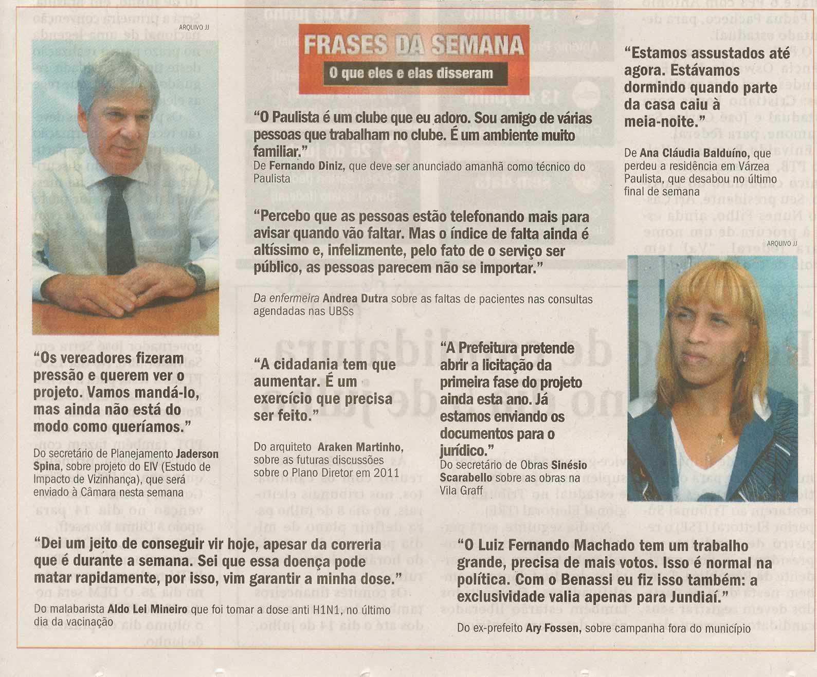 Jornal de Jundiaí - 06/06/2010