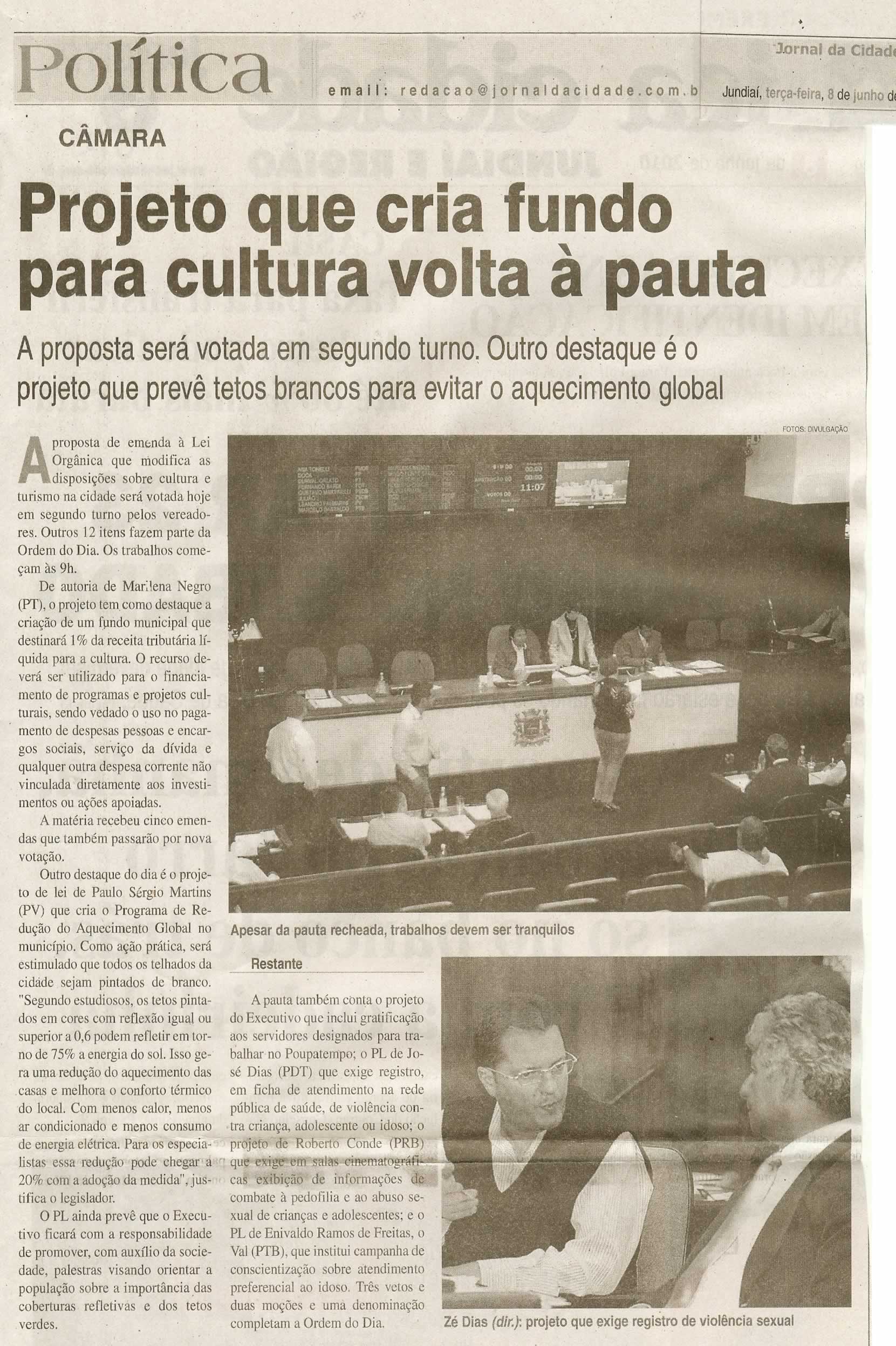 Jornal da Cidade - 08/06/2010