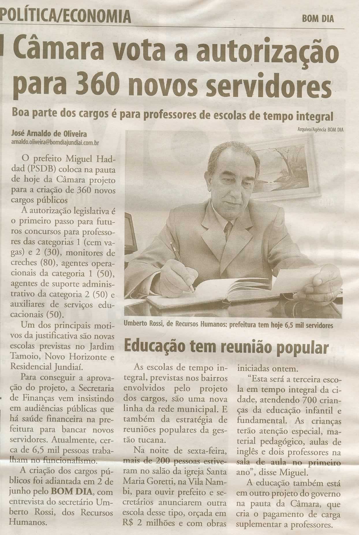 Bom Dia Jundiaí - 22/06/2010