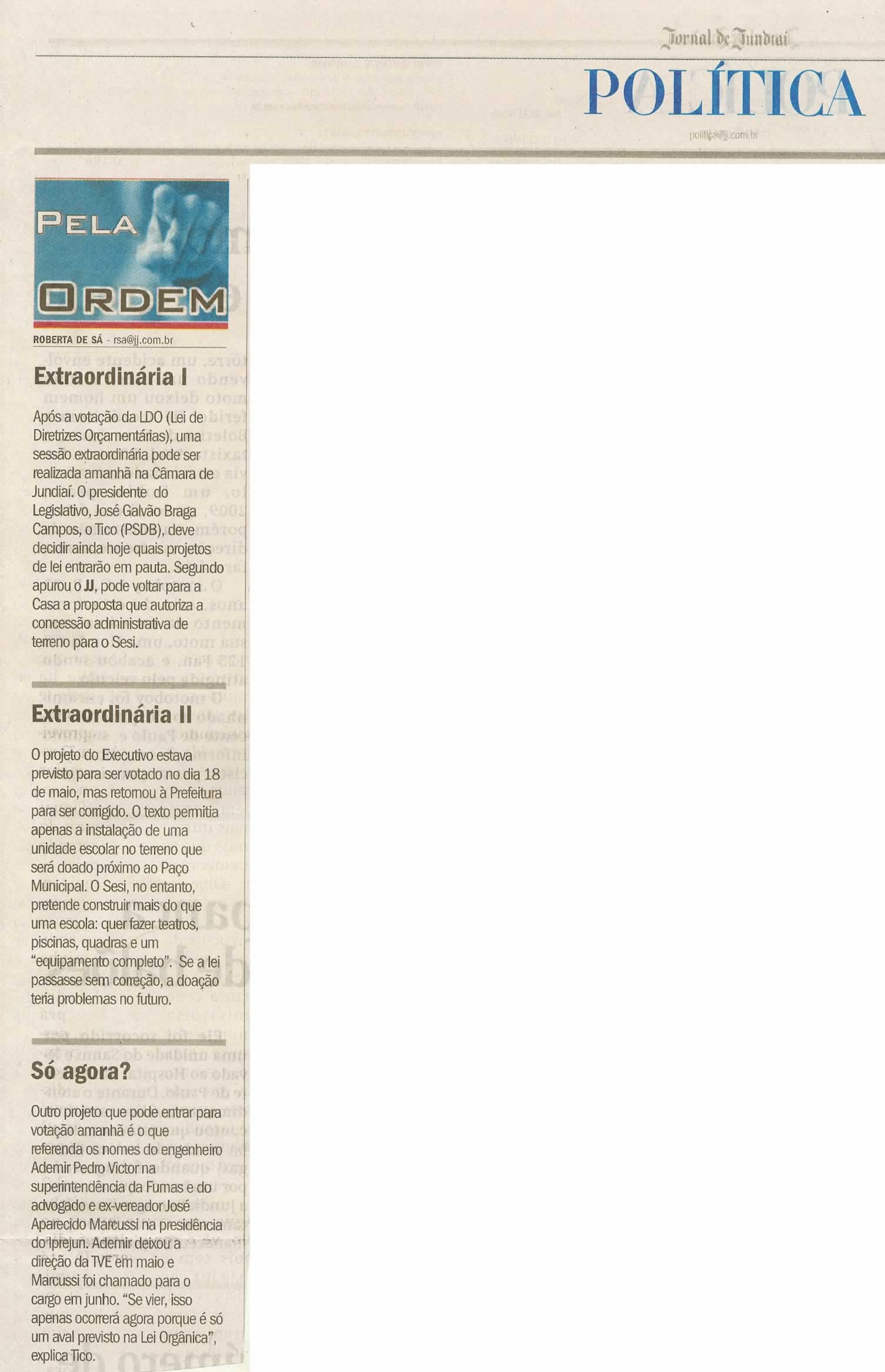 Jornal de Jundiaí - 28/06/2010
