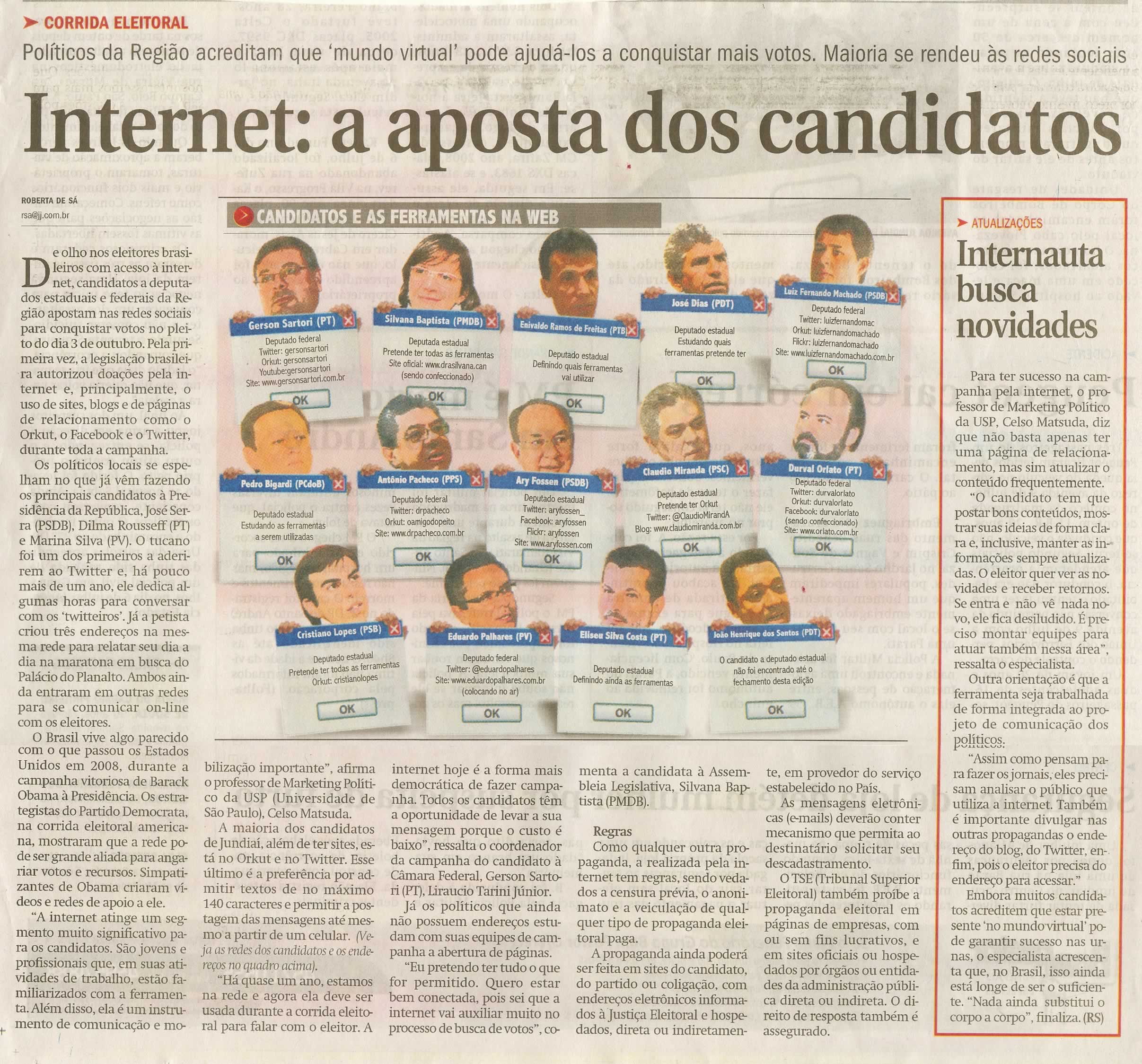 Jornal de Jundiaí - 11/07/2010