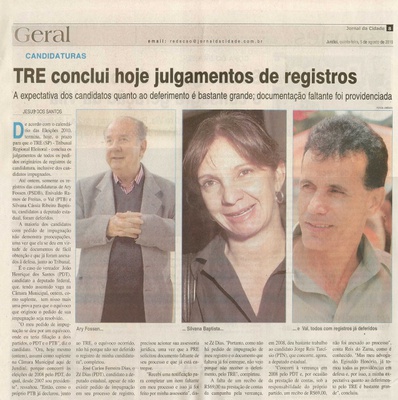 Jornal da Cidade - 05/08/2010