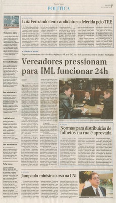 Jornal de Jundiaí - 11/08/2010
