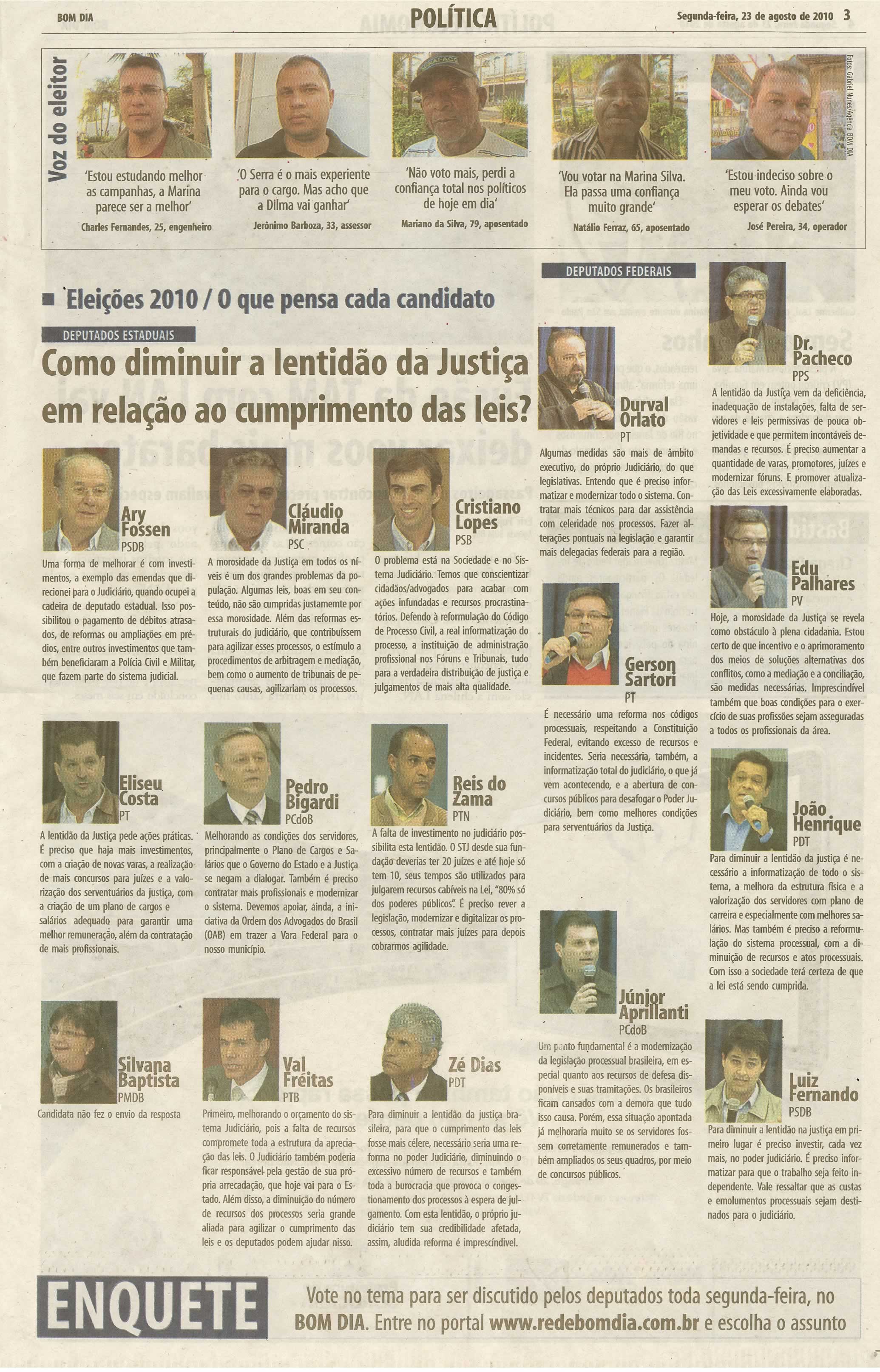 Bom Dia Jundiaí - 23/08/2010