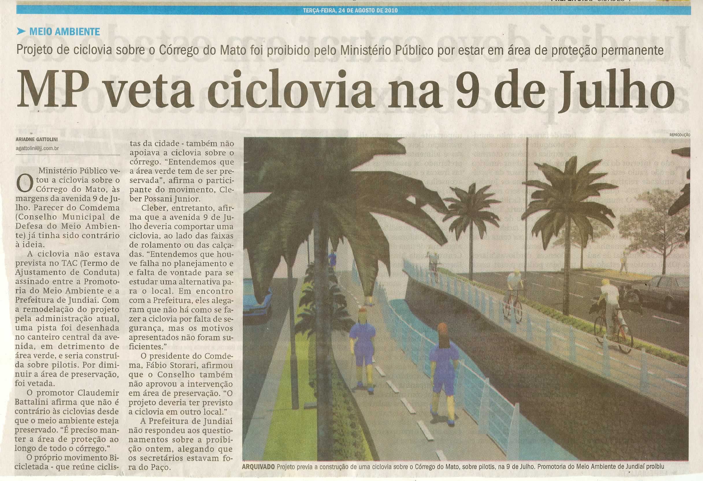 Jornal de Jundiaí - 24/08/2010