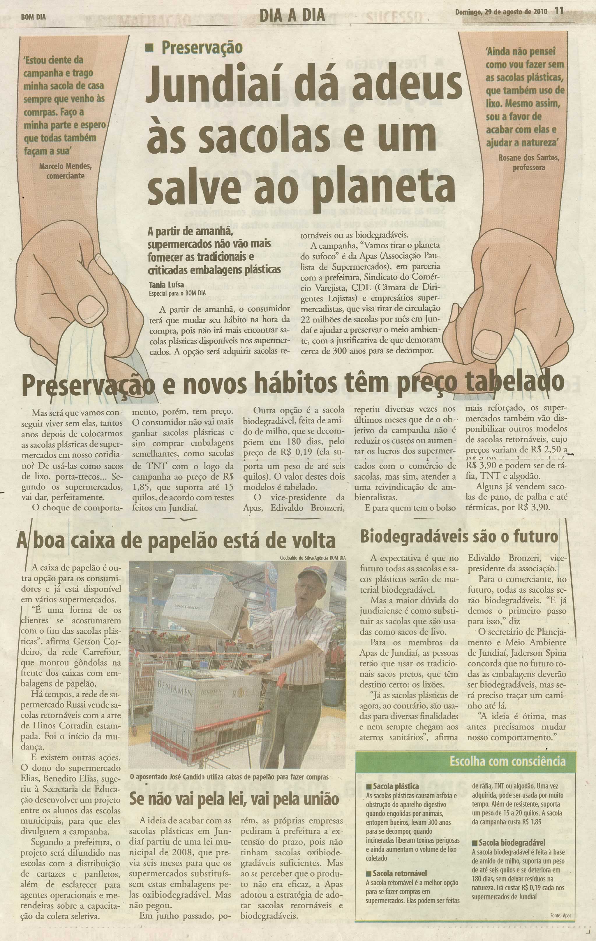 Bom Dia Jundiaí - 29/08/2010
