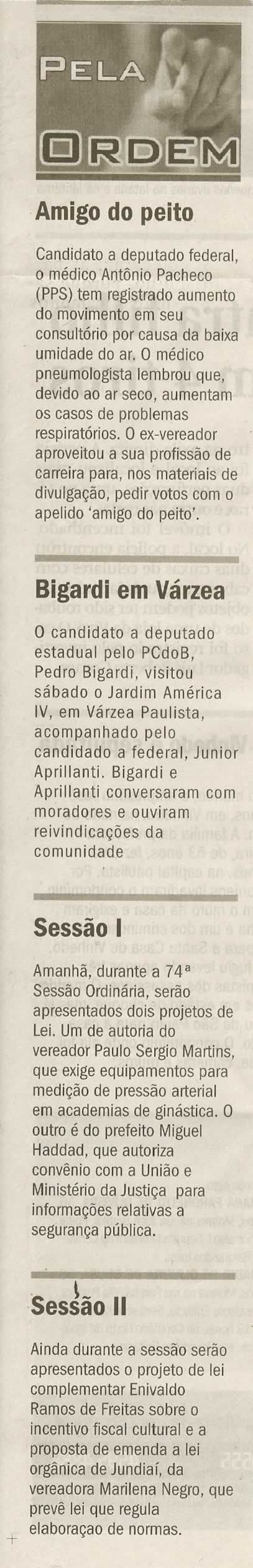 Jornal de Jundiaí - 30/08/2010