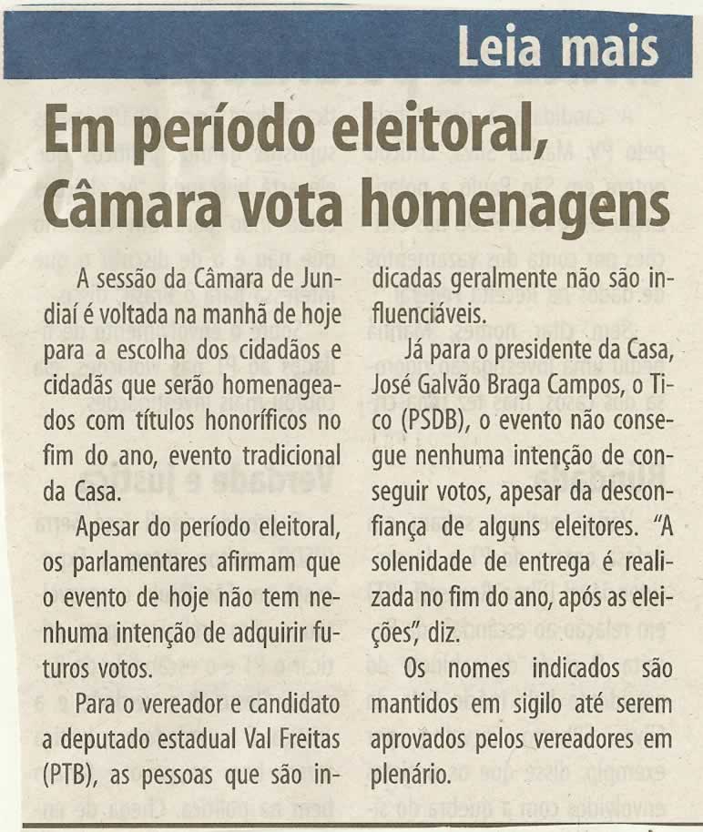 Bom Dia Jundiaí - 08/09/2010