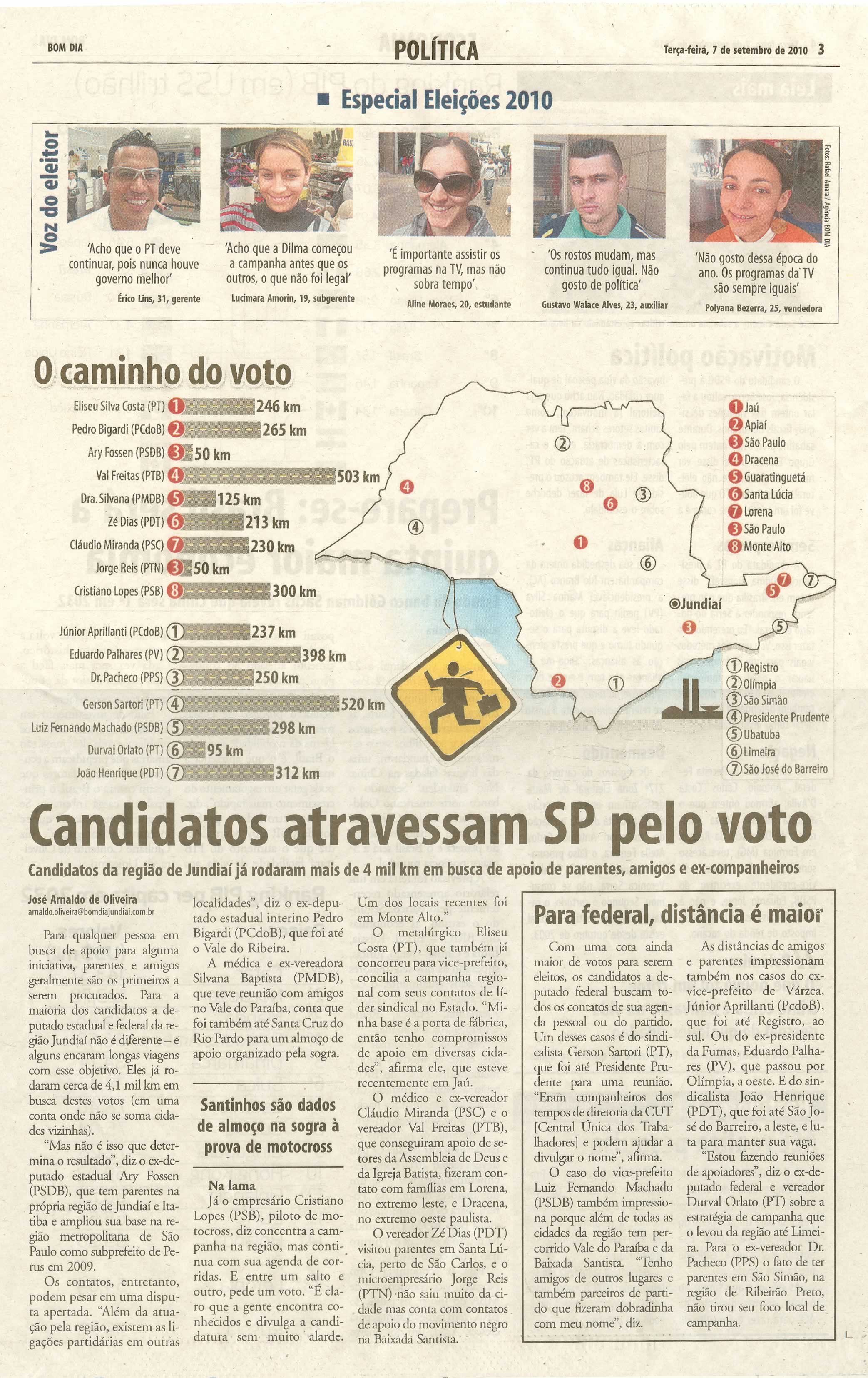 Bom Dia Jundiaí - 07/09/2010