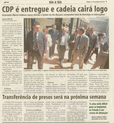 Bom Dia Jundiaí - 11/09/2010