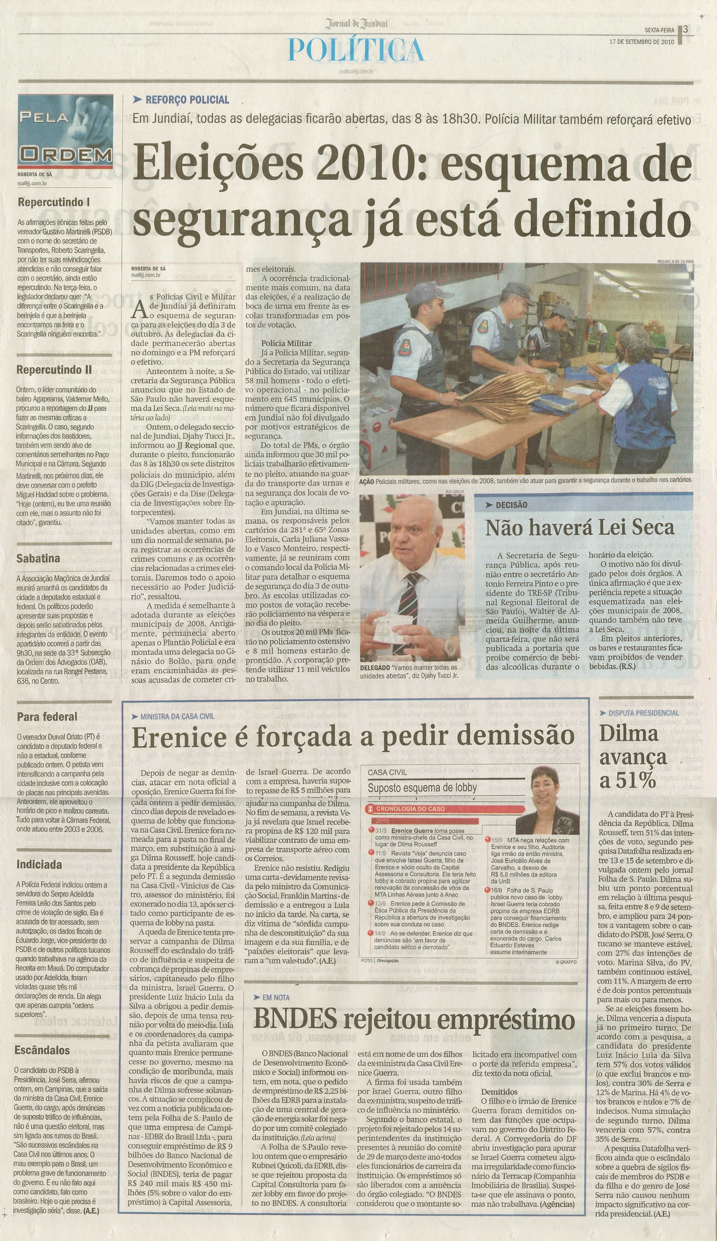 Jornal de Jundiaí - 17/09/2010