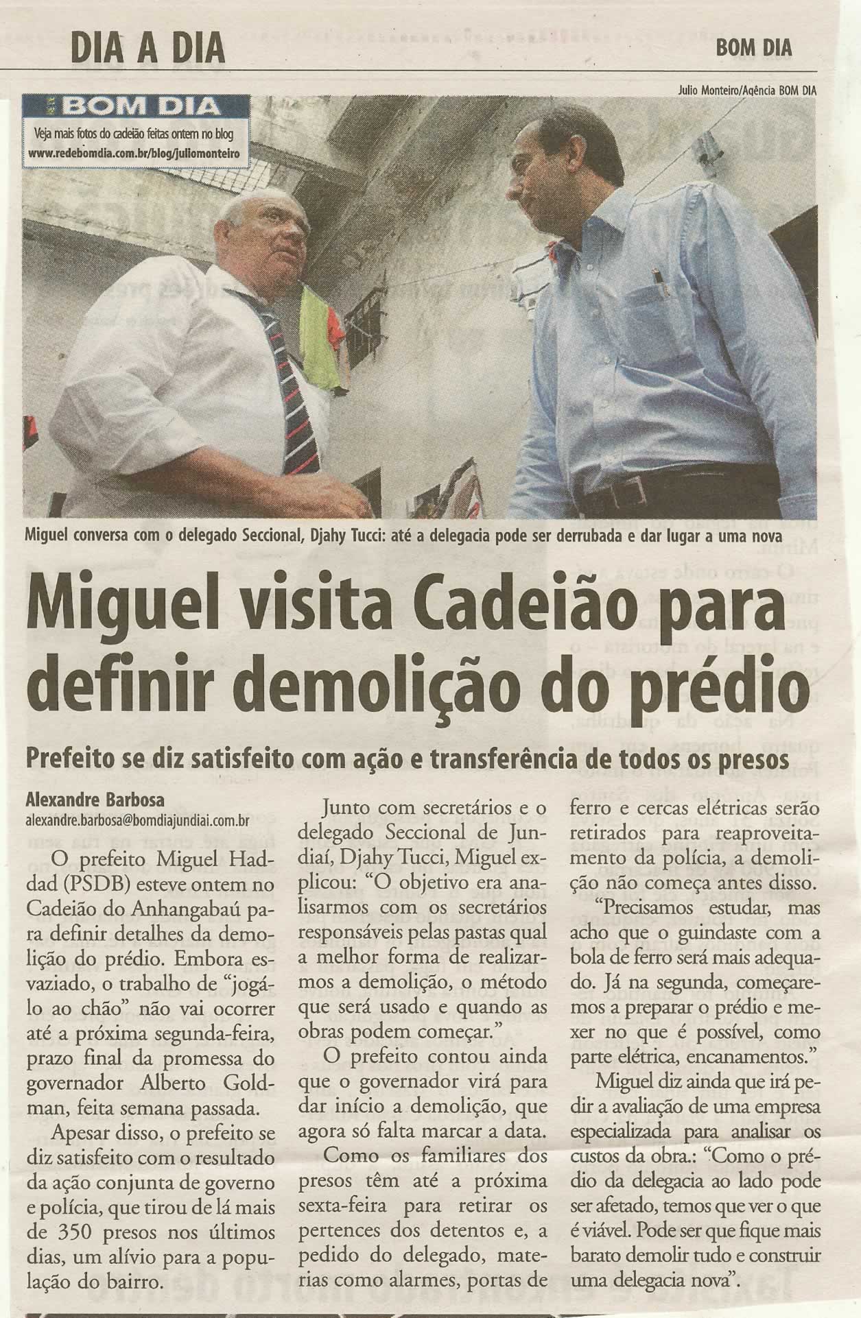 Bom Dia Jundiaí - 18/09/2010