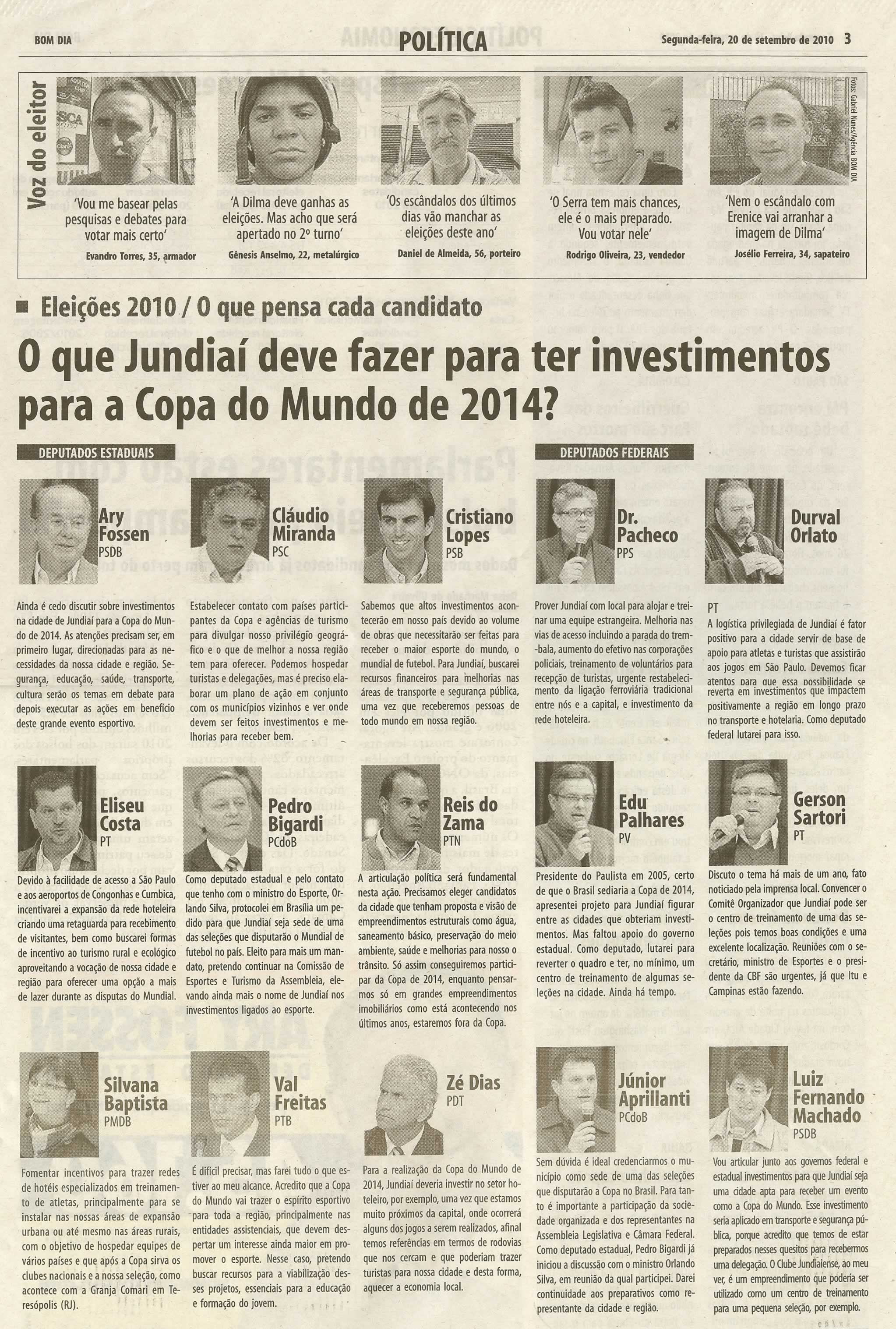 Bom Dia Jundiaí - 20/09/2010