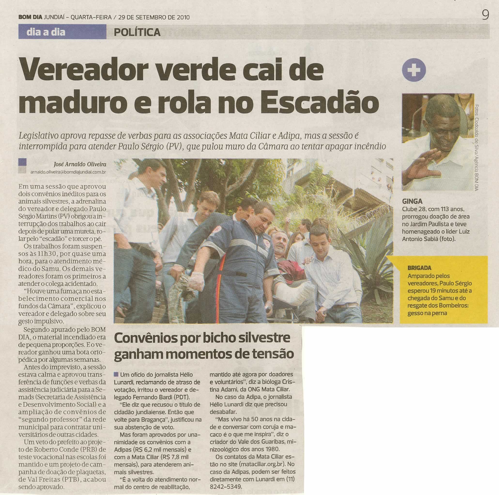 Bom Dia Jundiaí - 29/09/2010