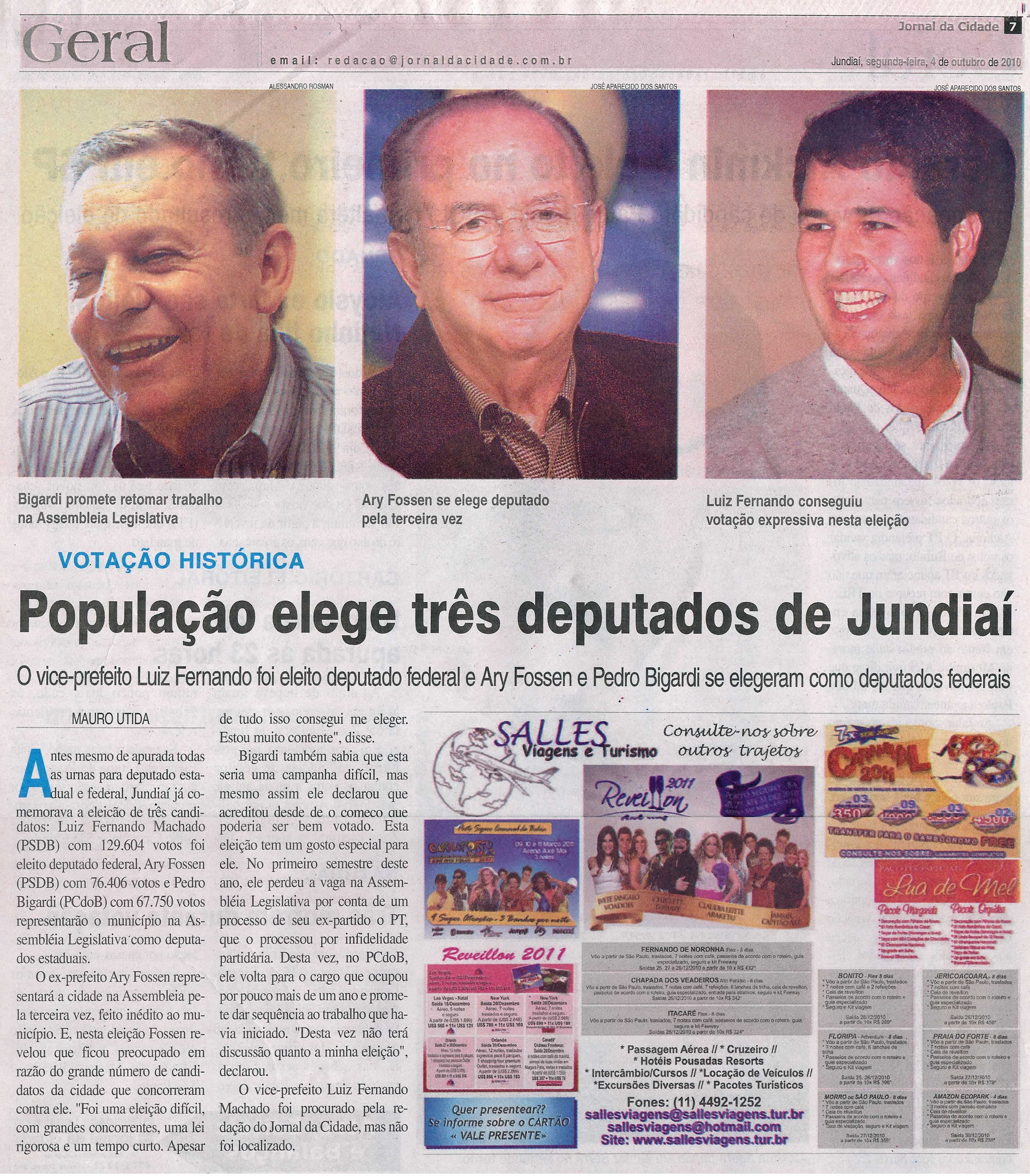 Jornal da Cidade - 04/10/2010