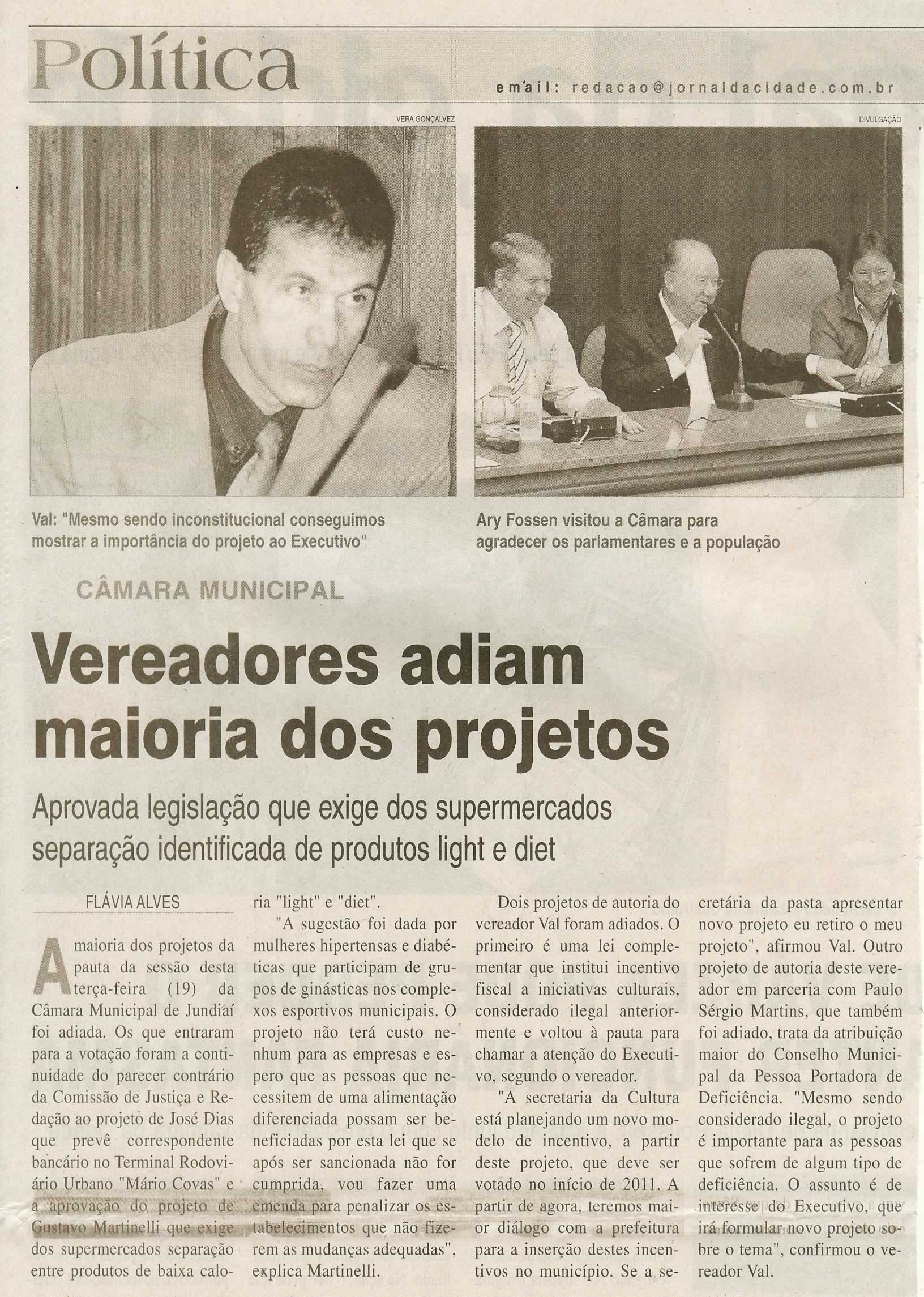 Jornal da Cidade - 20/10/2010